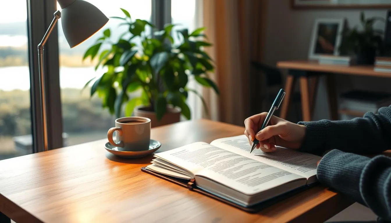 an individual journaling their emotions