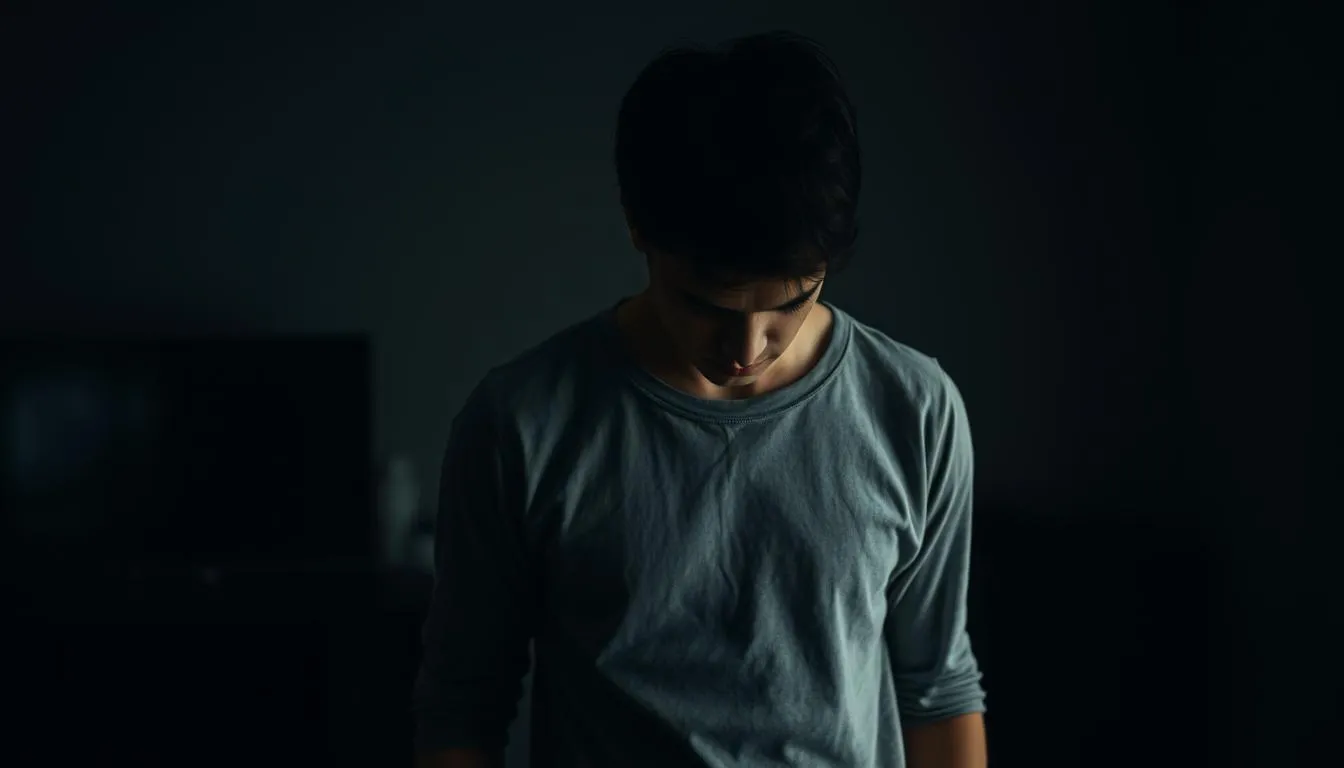 a person experiencing connection to depression, through mental health and emotional wellbeing