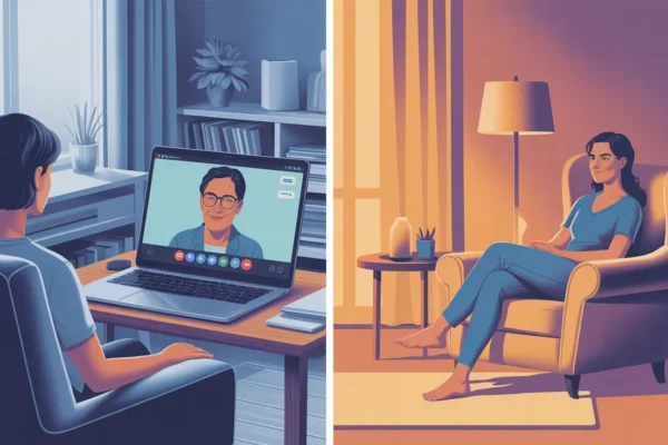 Comparing virtual counselling with traditional face-to-face support